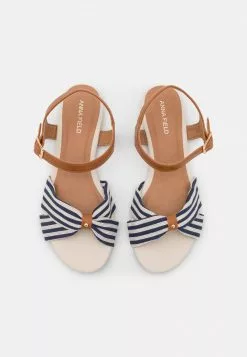 mejor venta 😀 Anna Field 🩴 Sandalias - Cognac/dark Blue, Mujer 🤩 -Anna Field Tienda de ventas 35b92850f1b0423dad1f514b426f1776