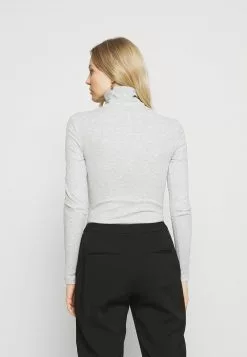 Venta express 👍 Anna Field Camiseta De Manga Larga - Mottled Light Grey, Mujer 🎉 -Anna Field Tienda de ventas 37984e92b64e4e80a47235665cc97f3e