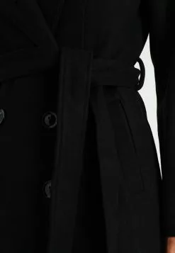 Barato 👍 Anna Field DOUBLE BREASTED 🧥 COAT WITH HOOD - Abrigo Clásico - Black, Mujer 🛒 -Anna Field Tienda de ventas 38871753d0f44b06841c44873af03c58