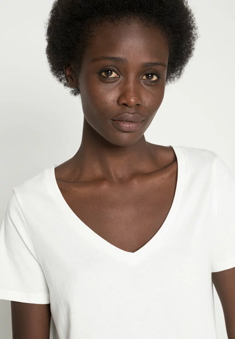 Toma de corriente 🎉 Anna Field Camiseta Básica - White, Mujer 🎉 5 Toma de corriente 🎉 Anna Field Camiseta Básica - White, Mujer 🎉 - Imagen 5