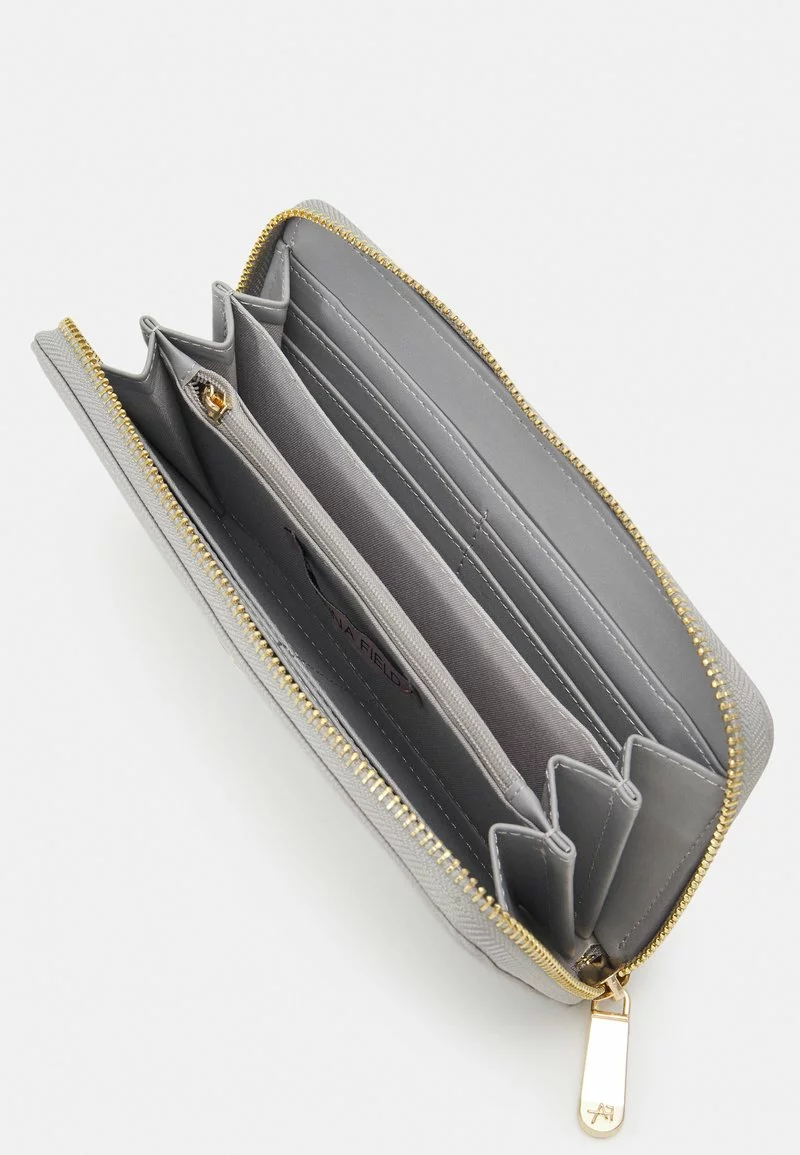 Toma de corriente ⭐ Anna Field Monedero - Grey, Mujer ❤️ 3 Toma de corriente ⭐ Anna Field Monedero - Grey, Mujer ❤️ - Imagen 3