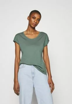 ofertas ❤️ Anna Field Camiseta Básica - Laurel Wreath, Mujer 🔔