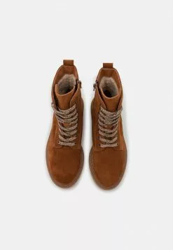 Barato ❤️ Anna Field LEATHER - Botines Con Cordones - Brown, Mujer ⭐ -Anna Field Tienda de ventas 3c0b589911dc4f79922328bc265b490f