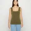 Presupuesto 🥰 Anna Field Top - Khaki, Mujer ⌛