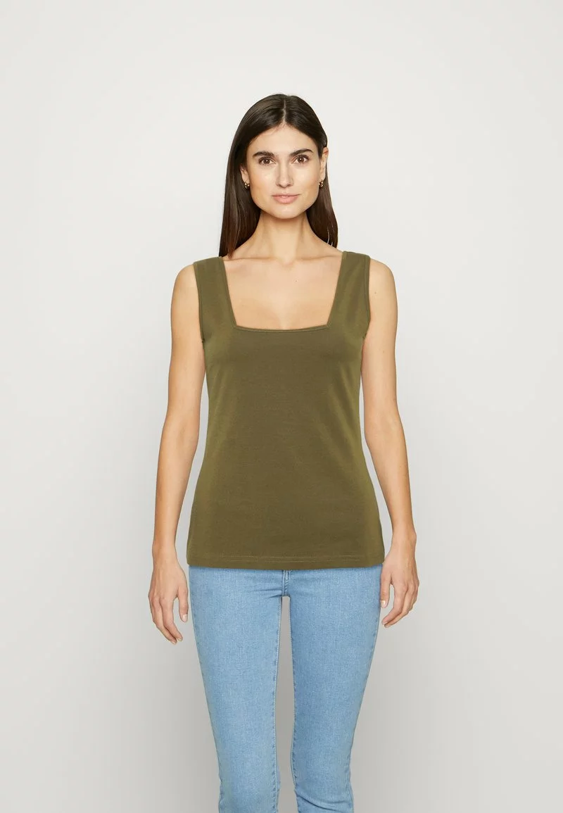 Presupuesto 🥰 Anna Field Top - Khaki, Mujer ⌛ 1 Presupuesto 🥰 Anna Field Top - Khaki, Mujer ⌛