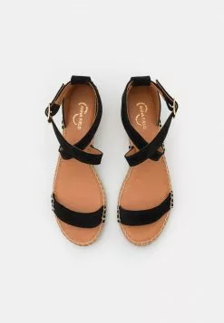 Gran venta 🤩 Anna Field COMFORT LEATHER - Alpargatas - Black, Mujer 🥰 -Anna Field Tienda de ventas 3f3486e3c2954b8ca58e94533a67bb9d