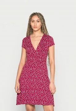 Mejor precio 🛒 Anna Field Vestido Ligero - Dark Red/white, Mujer 🥰