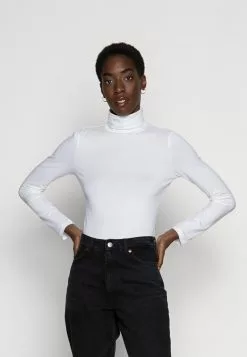 Cupón 🔔 Anna Field BASIC ROLL NECK LONG SLEEVES TOP - Camiseta De Manga Larga - White, Mujer 🥰