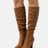 mejor venta 😍 Anna Field Botas De Tacón - Cognac, Mujer 🛒