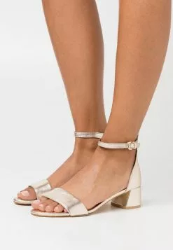 Nuevo ✨ Anna Field LEATHER - 🩴 Sandalias - Gold, Mujer 😀