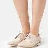 Presupuesto 😀 Anna Field LEATHER - Zapatos De Vestir - Beige, Mujer ✔️