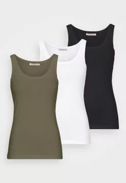 Las mejores reseñas de 🌟 Anna Field BASIC TANK 3er Pack - Top - Black/white /khaki, Mujer ✔️ -Anna Field Tienda de ventas 4289b0b1f8034059a3de71ba922c276a