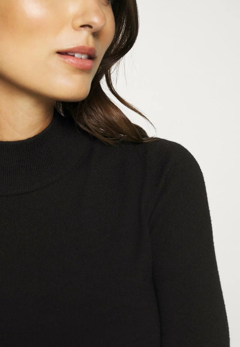 Presupuesto ⌛ Anna Field MOCK NECK BASIC - Jersey De Punto - Black, Mujer ⭐ 6 Presupuesto ⌛ Anna Field MOCK NECK BASIC - Jersey De Punto - Black, Mujer ⭐ - Imagen 6