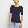 Toma de corriente ✨ Anna Field Camiseta Básica - Maritime Blue, Mujer 🌟