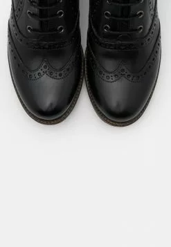 mejor venta 🛒 Anna Field LEATHER - Botines Con Cordones - Black, Mujer 🌟 -Anna Field Tienda de ventas 4507b1031d054203876f094baa46ac1c