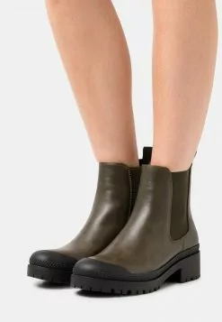 Descuento ⭐ Anna Field COMFORT - Botines Con Plataforma - Olive, Mujer 🥰