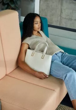 Promoción 🤩 Anna Field Bolso De Mano - Off-white, Mujer 😍
