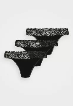 mejor venta ✔️ Anna Field 3PP MARGARET COTTON & LACE THONG - Tanga - Black, Mujer 🌟 8 mejor venta ✔️ Anna Field 3PP MARGARET COTTON & LACE THONG - Tanga - Black, Mujer 🌟 -Anna Field Tienda de ventas 4897e76adea44abf9e99888d6c2e8974