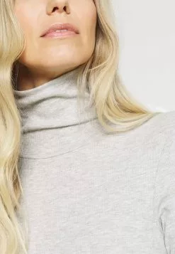 Venta express 👍 Anna Field Camiseta De Manga Larga - Mottled Light Grey, Mujer 🎉 -Anna Field Tienda de ventas 4a5da56299ea477fb63167d5a1605984