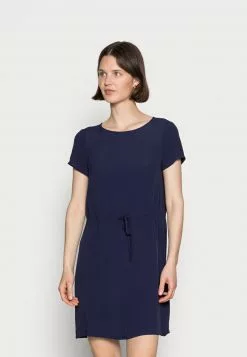 Descuento ✔️ Anna Field WOVEN 👗 DRESS BASIC TUNNEL - Vestido Informal - Dark Blue, Mujer ✔️