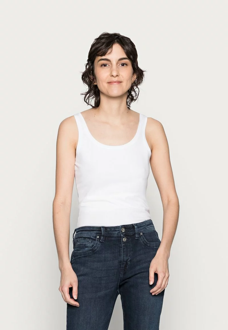Descuento 🔔 Anna Field BASIC TANK 3er Pack - Top - Black/white/light Blue, Mujer 🎉 5 Descuento 🔔 Anna Field BASIC TANK 3er Pack - Top - Black/white/light Blue, Mujer 🎉 - Imagen 5