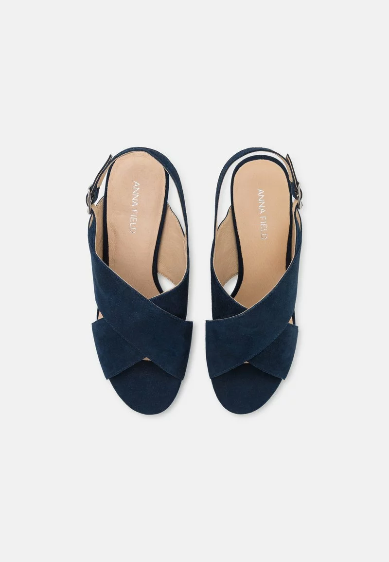 Mejor trato 🔔 Anna Field LEATHER - 🩴 Sandalias De Tacón - Dark Blue, Mujer 🔔 6 Mejor trato 🔔 Anna Field LEATHER - 🩴 Sandalias De Tacón - Dark Blue, Mujer 🔔 - Imagen 6