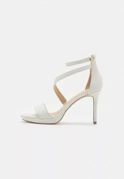 Toma de corriente 😀 Anna Field LEATHER - 🩴 Sandalias De Tacón - White, Mujer 🛒
