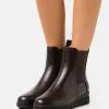 mejor venta 🤩 Anna Field Botines De Cuña - Dark Brown, Mujer 🤩