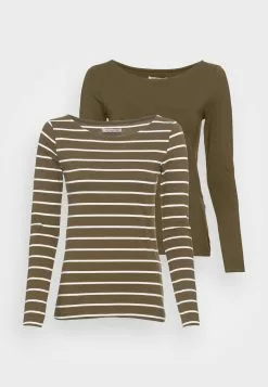 mejor venta 😉 Anna Field 2 PACK - Camiseta De Manga Larga - Khaki, Mujer 🔔 10 mejor venta 😉 Anna Field 2 PACK - Camiseta De Manga Larga - Khaki, Mujer 🔔 -Anna Field Tienda de ventas 4f13d820e9dd491b9a1825656b954db0