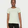 Toma de corriente 👍 Anna Field Camiseta Básica - Light Green, Mujer 🌟