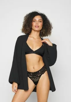 Venta express 👏 Anna Field 5 PACK - Tanga - Black, Mujer 😉