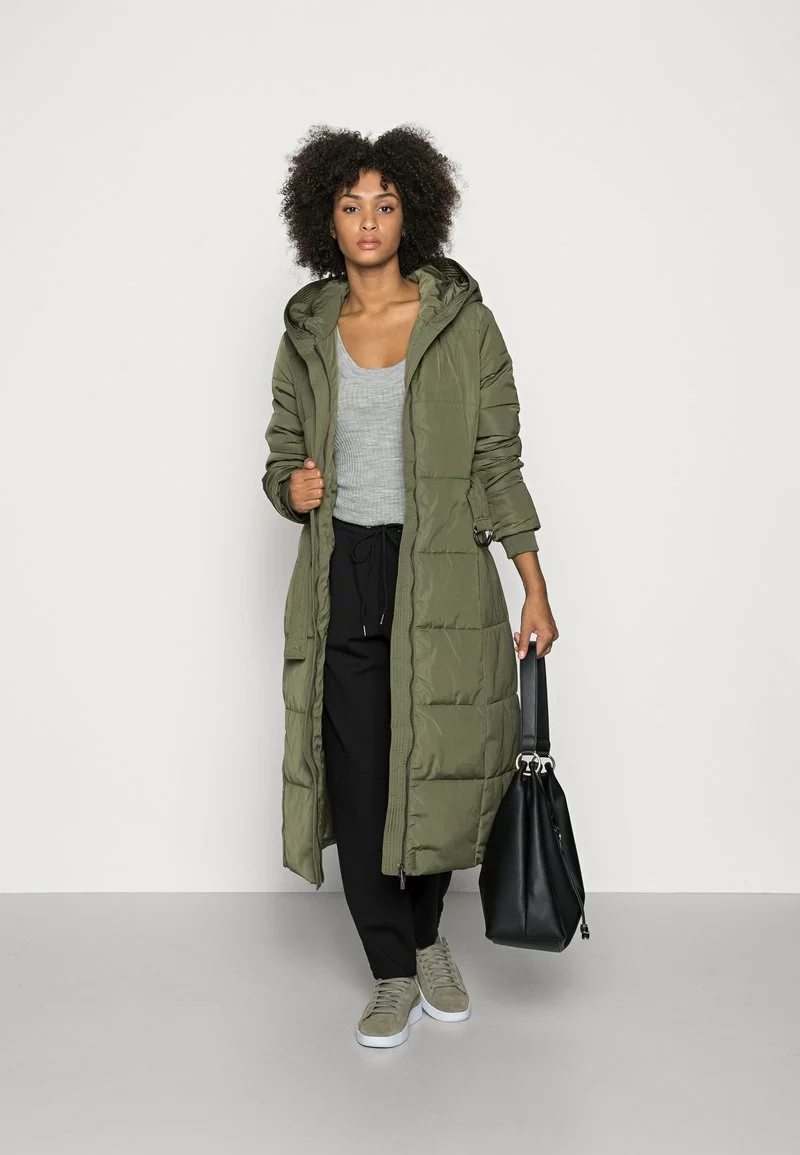 Presupuesto 🎁 Anna Field LONG 🧥 COAT WITH HOOD - Abrigo De Invierno - Khaki, Mujer 🔔 2 Presupuesto 🎁 Anna Field LONG 🧥 COAT WITH HOOD - Abrigo De Invierno - Khaki, Mujer 🔔 - Imagen 2