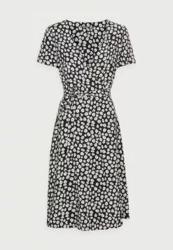 Cupón 🔥 Anna Field WRAP 👗 DRESS - Vestido Informal - Black/white, Mujer 🌟 -Anna Field Tienda de ventas 54f6a28d42c64f3e9461512e3a91ed2f