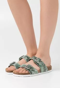 Promoción 🥰 Anna Field Pantuflas - Mint, Mujer 💯