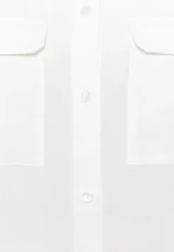 Presupuesto ✨ Anna Field Basic Blouse With Front Pockets - Camisa - Offwhite, Mujer ⌛ -Anna Field Tienda de ventas 55f17eb1c4e84980a46e9b4729c3e429