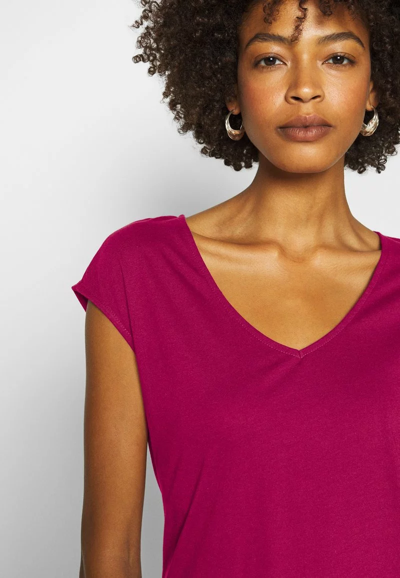 Barato 😍 Anna Field Camiseta Básica - Berry, Mujer 🔥 6 Barato 😍 Anna Field Camiseta Básica - Berry, Mujer 🔥 - Imagen 6