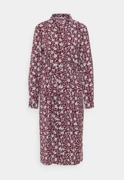 Venta al por mayor ❤️ Anna Field Vestido Camisero - Bordeaux/white, Mujer 👍