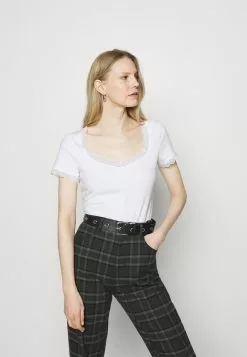 Cupón ⌛ Anna Field Camiseta Básica - White, Mujer 😀