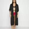 Promoción 😍 Anna Field ARIANA SATIN KIMONO LONG - Albornoz - Black, Mujer 🔔