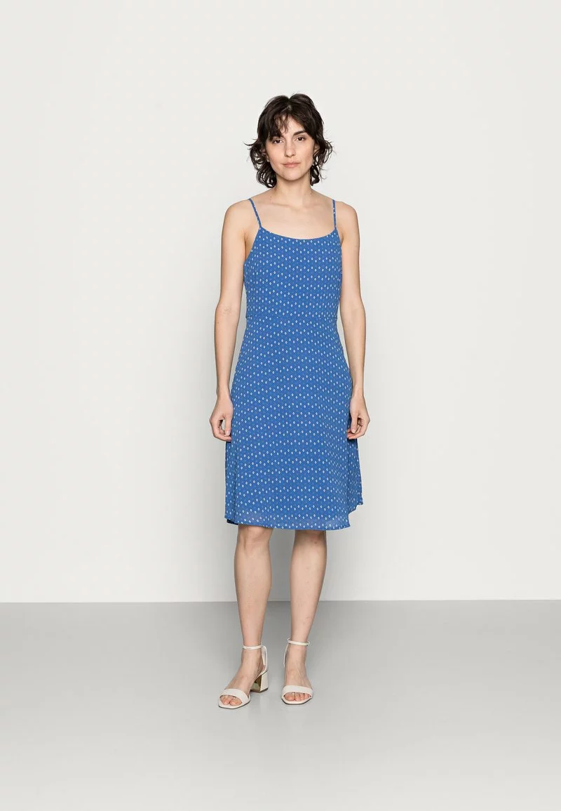 Promoción 😀 Anna Field STRAPPA FIT AND FLARE - Vestido Informal - Blue, White, Mujer 😍 1 Promoción 😀 Anna Field STRAPPA FIT AND FLARE - Vestido Informal - Blue, White, Mujer 😍