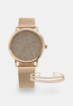 Promoción ❤️ Anna Field SET - Reloj - Rose Gold-coloured, Mujer 🧨