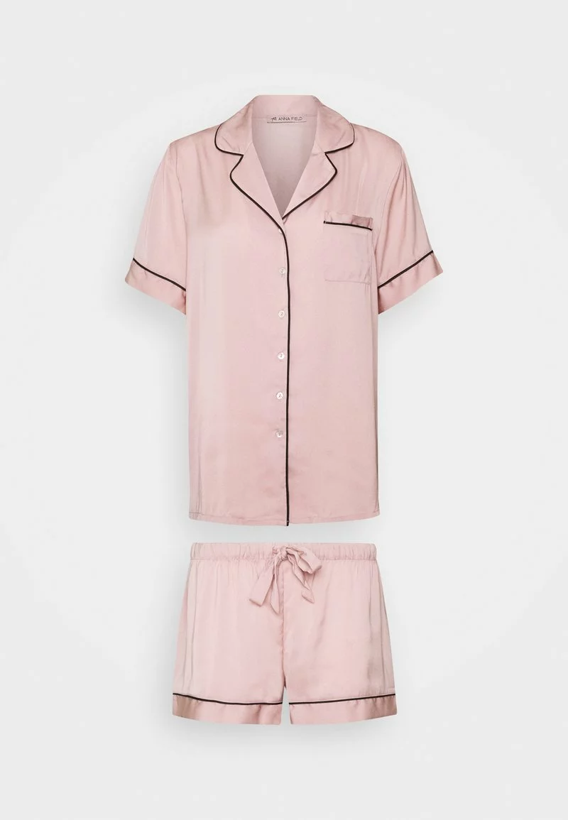 Mejor trato 😍 Anna Field AMANDA SHORT SLEEVE PJ SET - Pijama - Pink, Mujer ✔️ 4 Mejor trato 😍 Anna Field AMANDA SHORT SLEEVE PJ SET - Pijama - Pink, Mujer ✔️ - Imagen 4