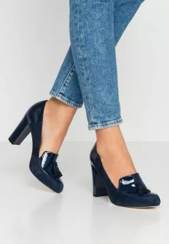 ofertas ❤️ Anna Field LEATHER - Tacones - Dark Blue, Mujer 👏
