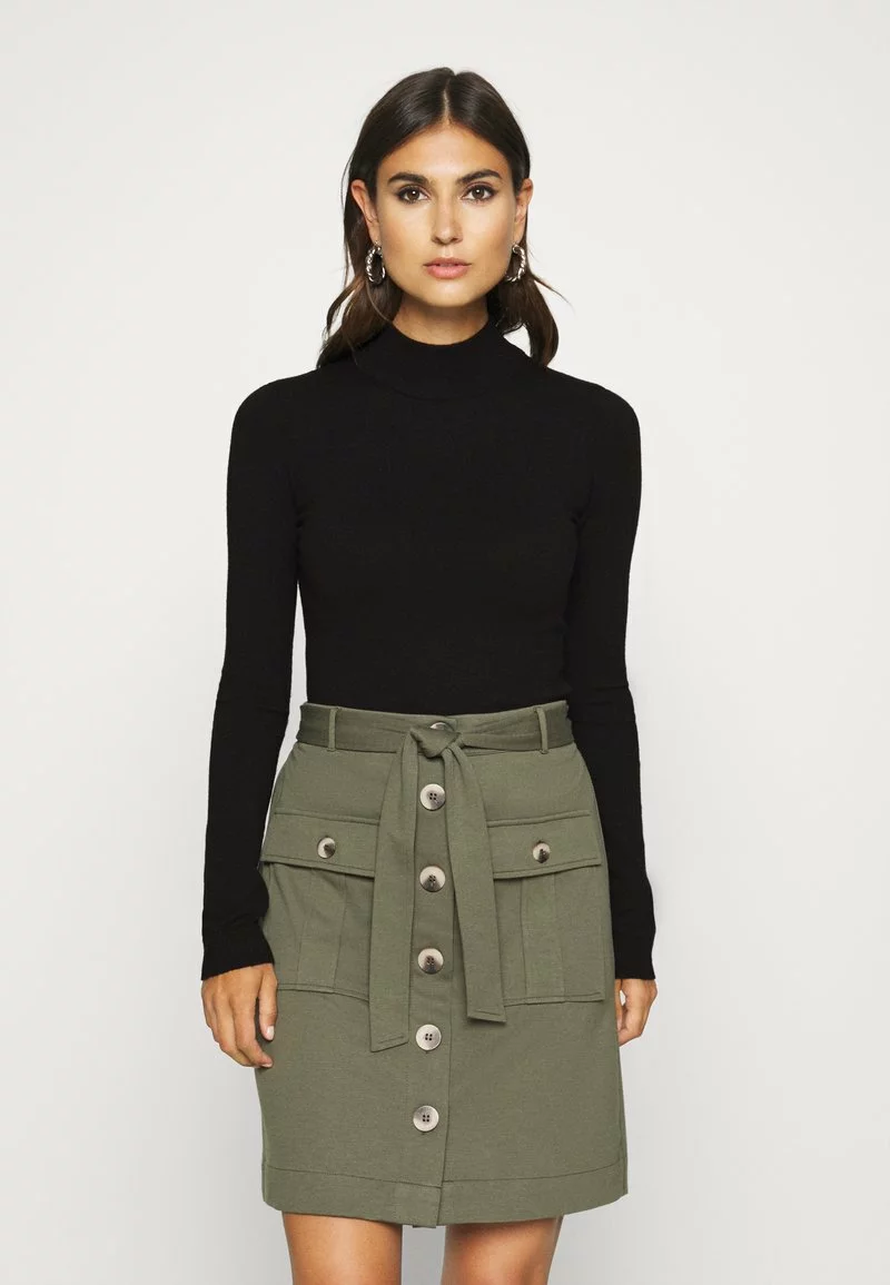 Presupuesto ⌛ Anna Field MOCK NECK BASIC - Jersey De Punto - Black, Mujer ⭐ 1 Presupuesto ⌛ Anna Field MOCK NECK BASIC - Jersey De Punto - Black, Mujer ⭐