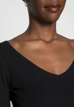 Barato ⌛ Anna Field BASIC - Camiseta De Manga Larga - Black, Mujer 🛒 -Anna Field Tienda de ventas 6408e1727b9848a0bd469688ac8fb05a