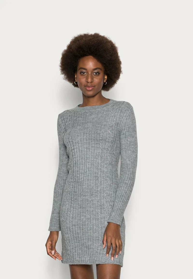 Descuento 🎁 Anna Field Vestido De Punto - Mottled Light Grey, Mujer 🛒 1 Descuento 🎁 Anna Field Vestido De Punto - Mottled Light Grey, Mujer 🛒
