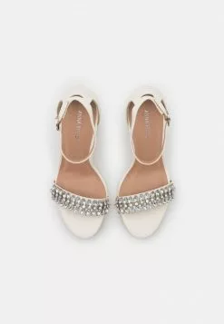 mejor venta 🥰 Anna Field 🩴 Sandalias De Tacón - White, Mujer ✨ -Anna Field Tienda de ventas 677541b7073f418bac2fde2b11366d4f