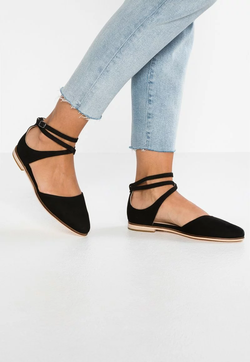Venta al por mayor 🥰 Anna Field LEATHER ANKLE STRAP BALLET PUMPS - Bailarinas Con Hebilla - Black, Mujer 😍 1 Venta al por mayor 🥰 Anna Field LEATHER ANKLE STRAP BALLET PUMPS - Bailarinas Con Hebilla - Black, Mujer 😍