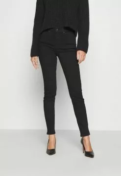 Cupón 😀 Anna Field Vaqueros Slim Fit - Black Denim, Mujer 💯