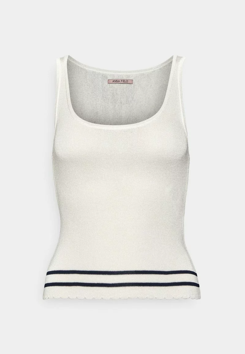 Mejor trato 😀 Anna Field Top - Off-white, Mujer ⌛ 1 Mejor trato 😀 Anna Field Top - Off-white, Mujer ⌛
